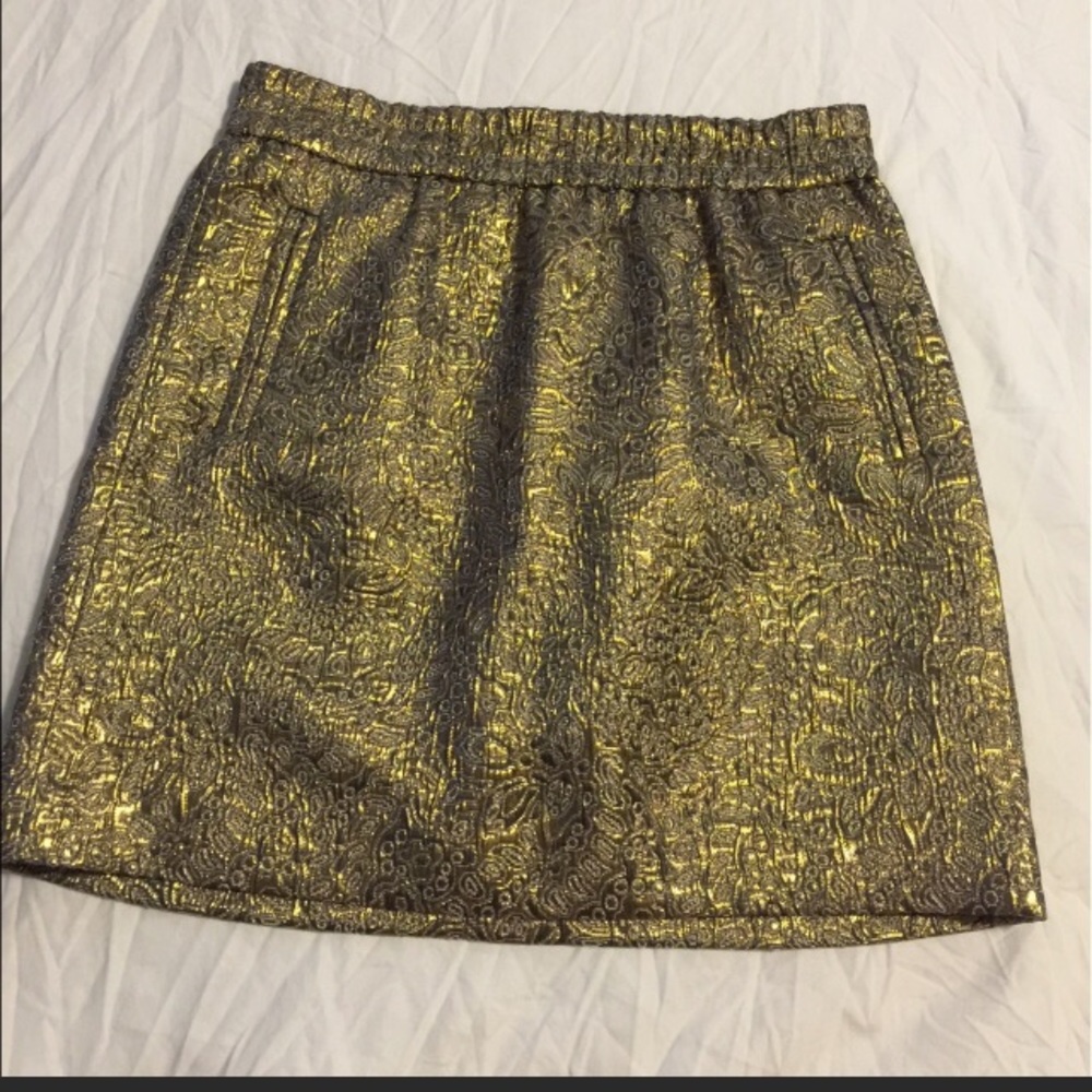 Metallic Loft skirt, new without tags!